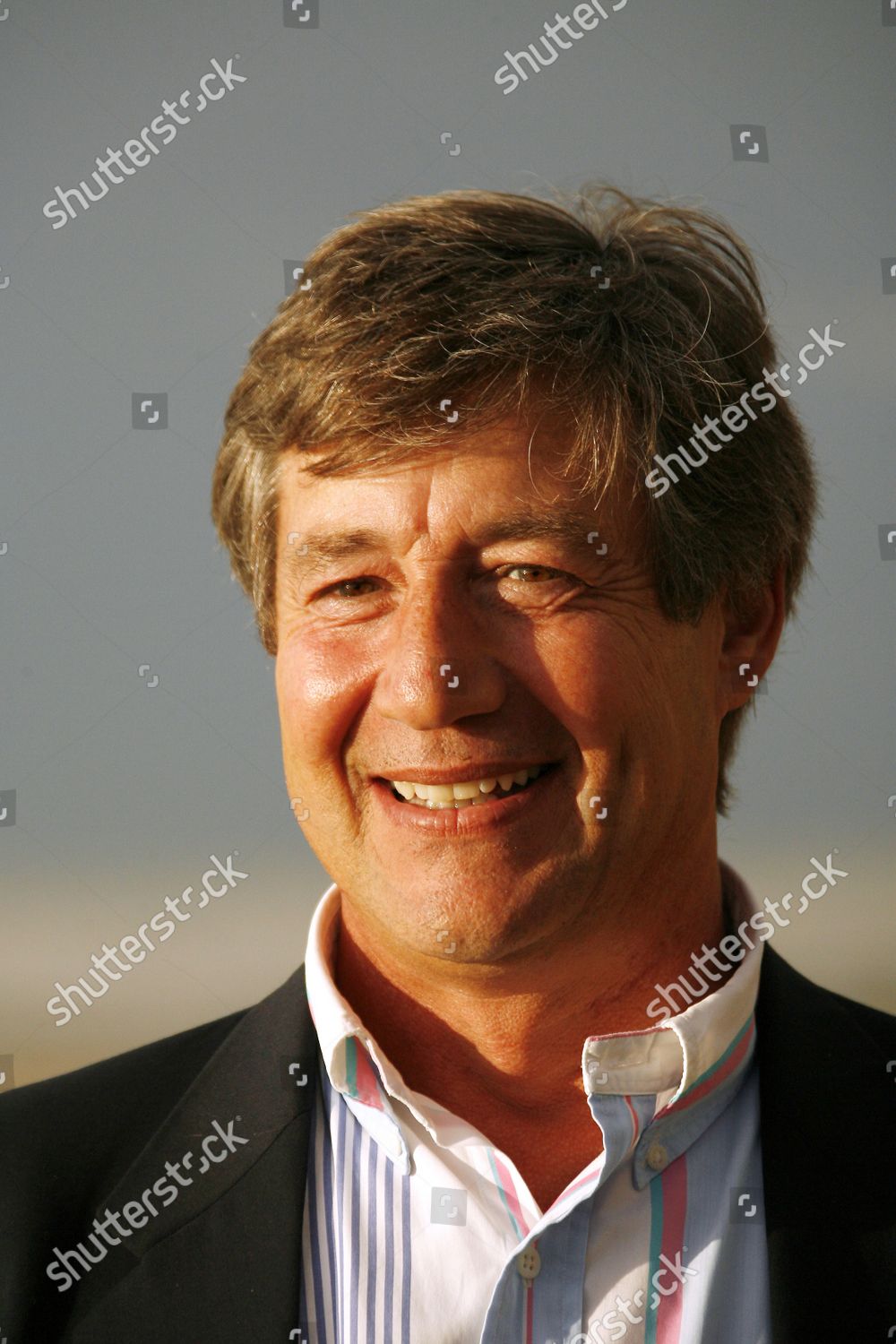 French Tv Presenter Patrick Sabatier Poses Editorial Stock Photo