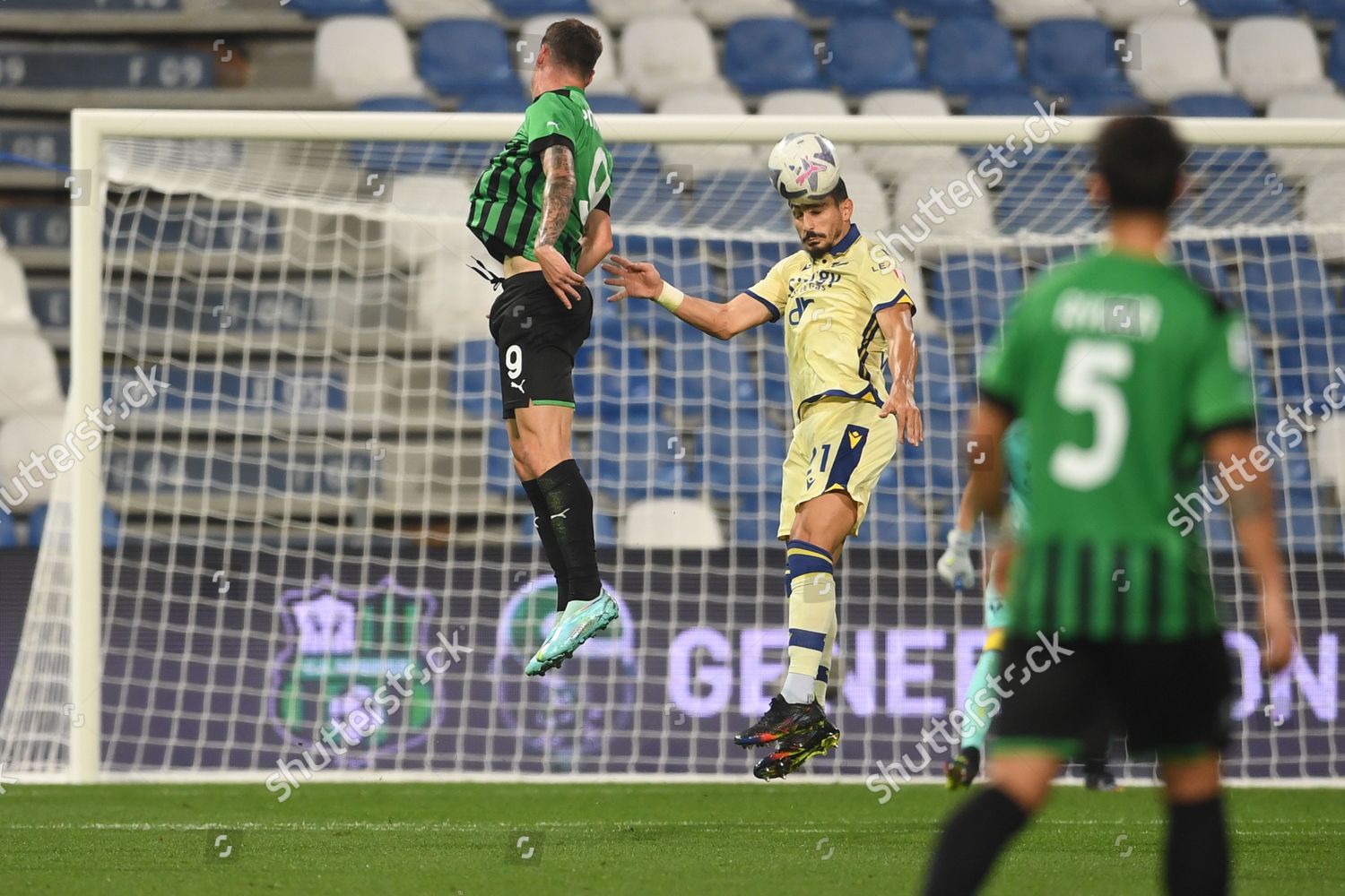 Andrea Pinamonti Sassuolo Koray Gunter Hellas Editorial Stock Photo