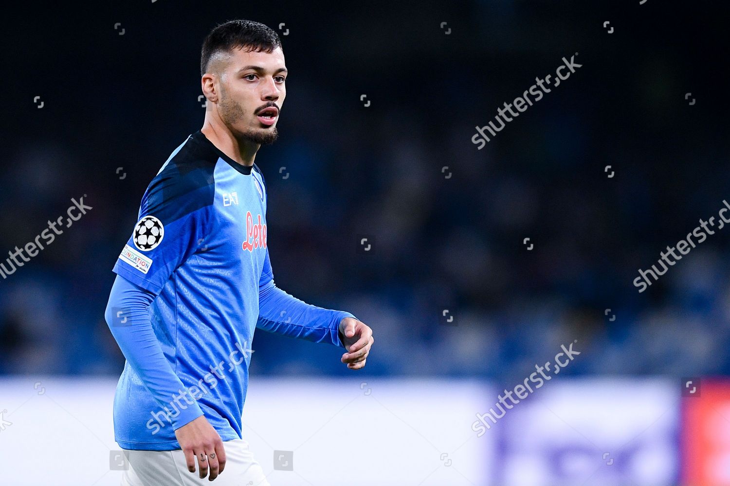 Gianluca Gaetano Ssc Napoli Looks On Editorial Stock Photo Stock