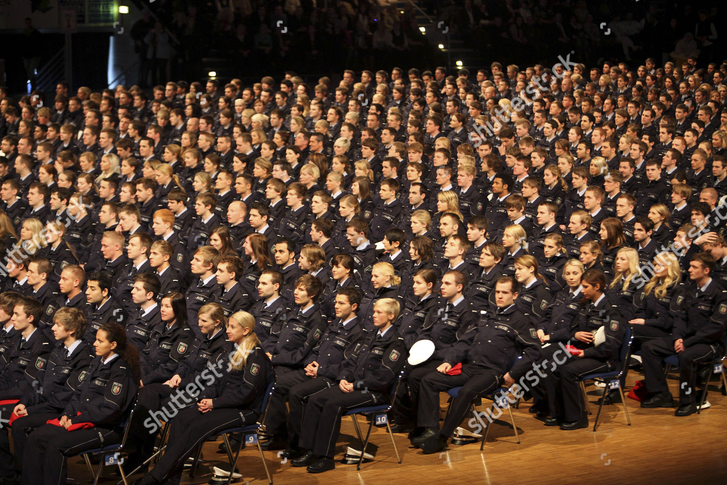 Swearingin Ceremony Policemen Policewomen Nrw Editorial Stock