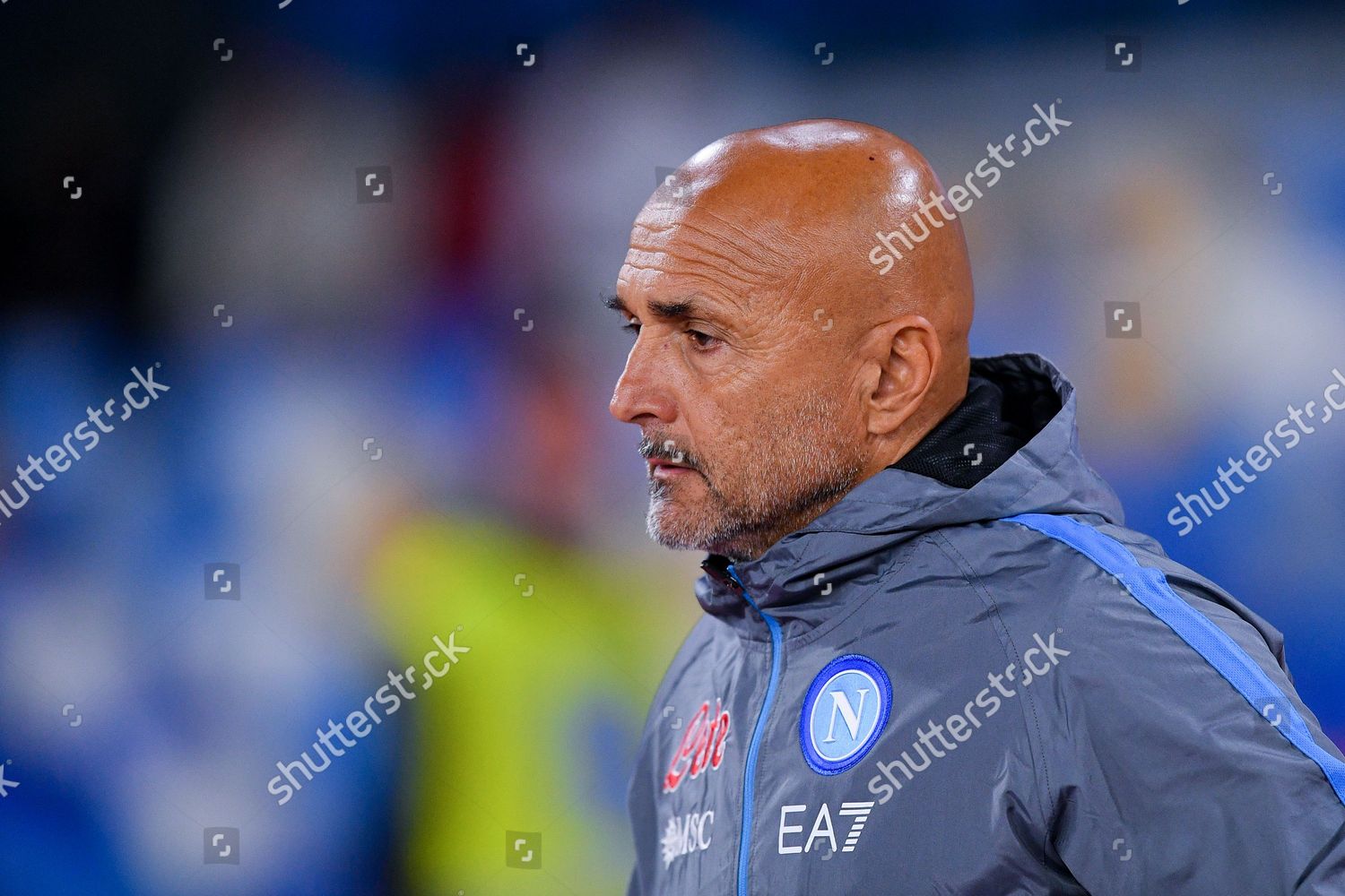 Luciano Spalletti Ssc Napoli Looks On Editorial Stock Photo Stock