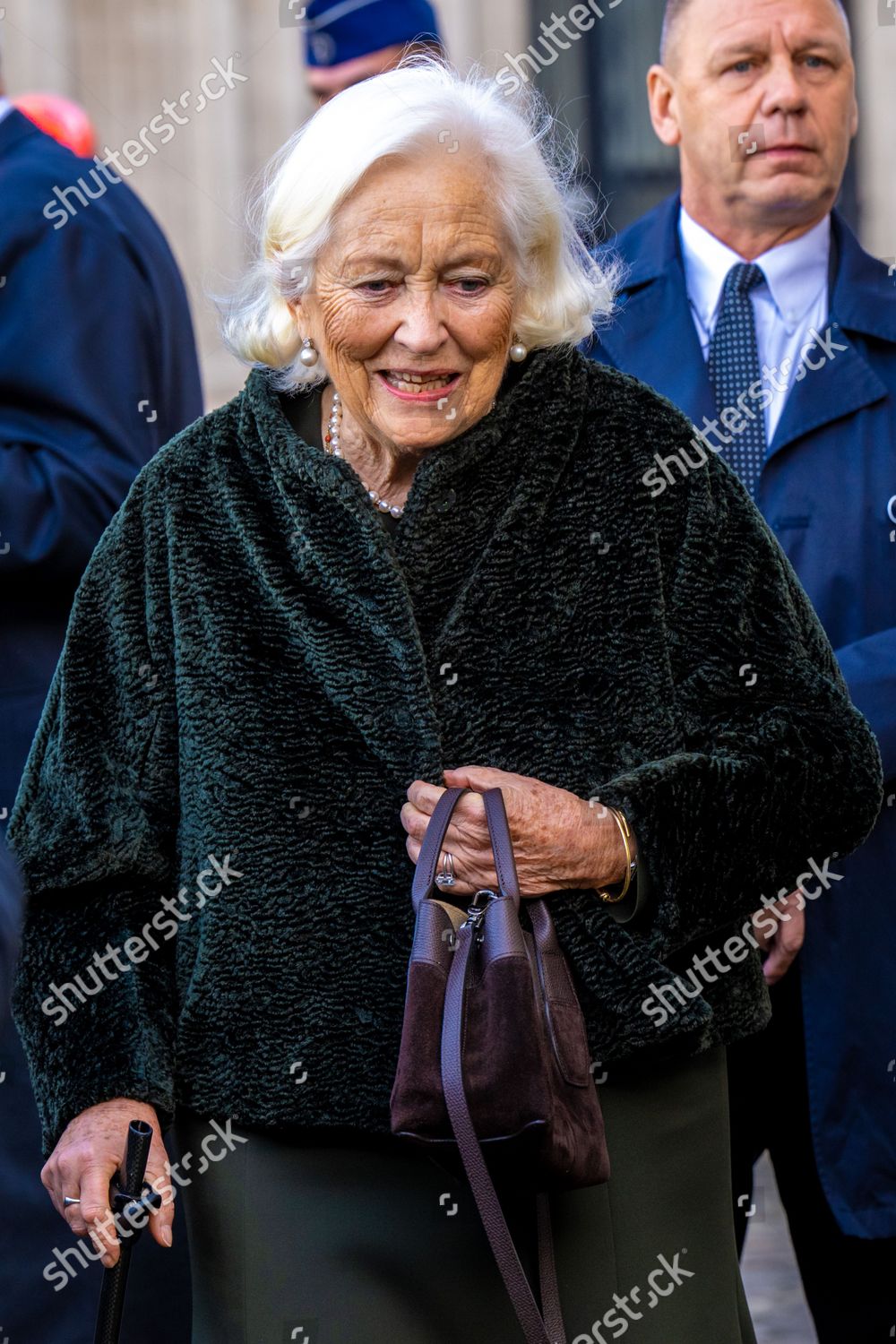 Queen Paola Attending Te Deum Saint Editorial Stock Photo Stock Image