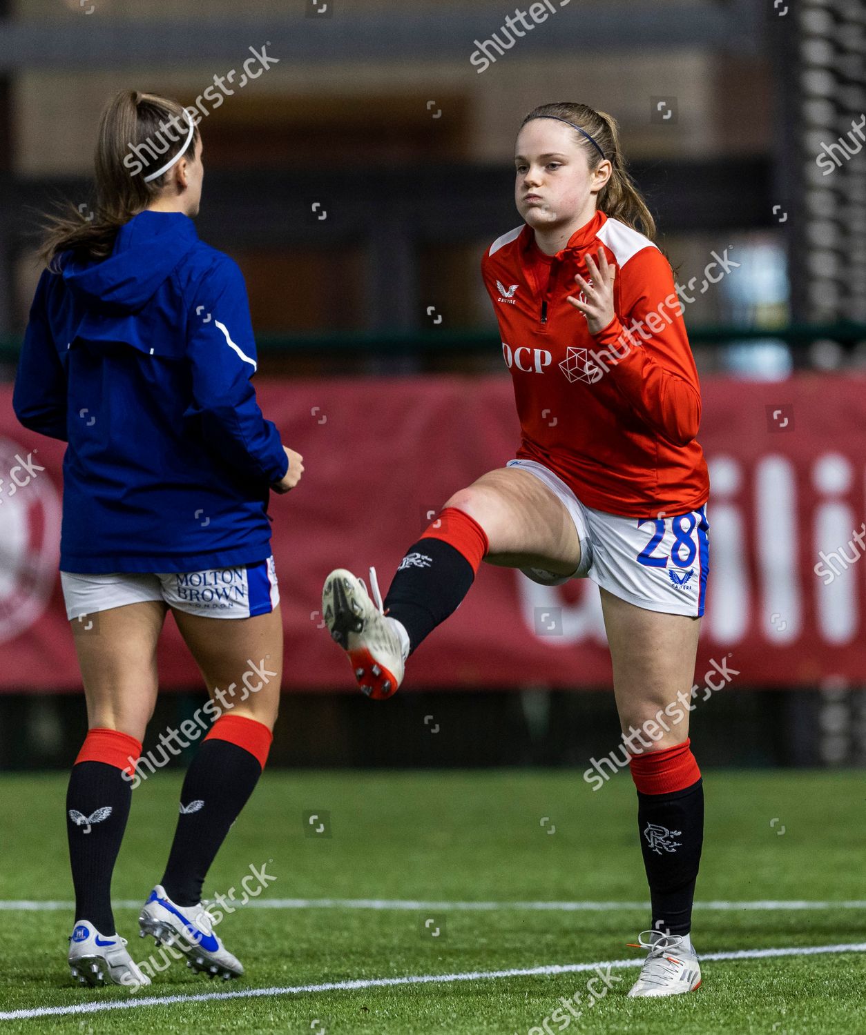 Rangers Womens Midfielder Emma Watson Warms Editorial Stock Photo