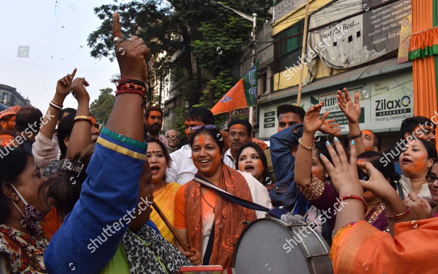 Bharatiya Janata Partys Bjp Joy Gujarat Editorial Stock Photo Stock