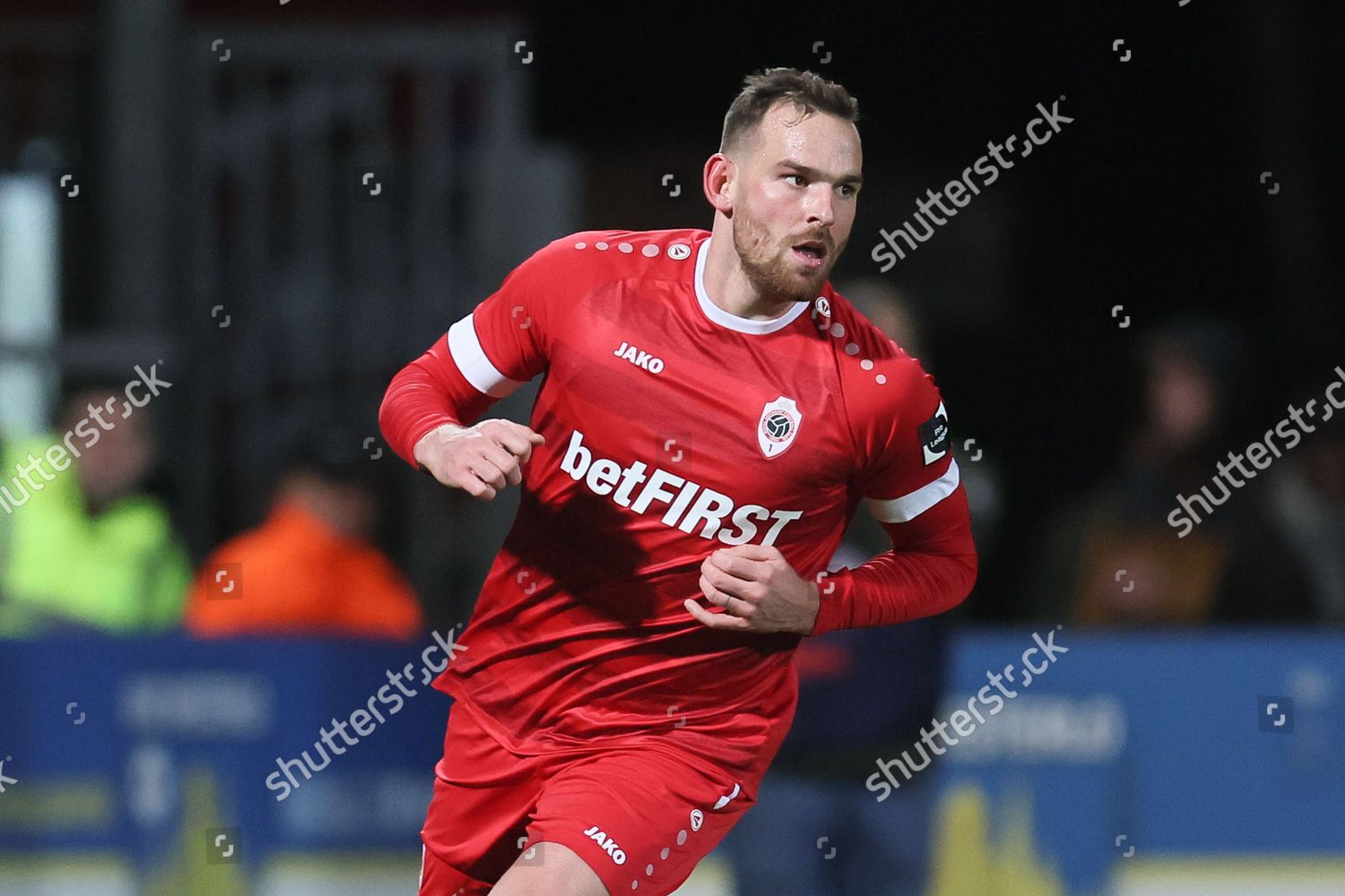 Antwerps Vincent Janssen Celebrates After Scoring Editorial Stock Photo