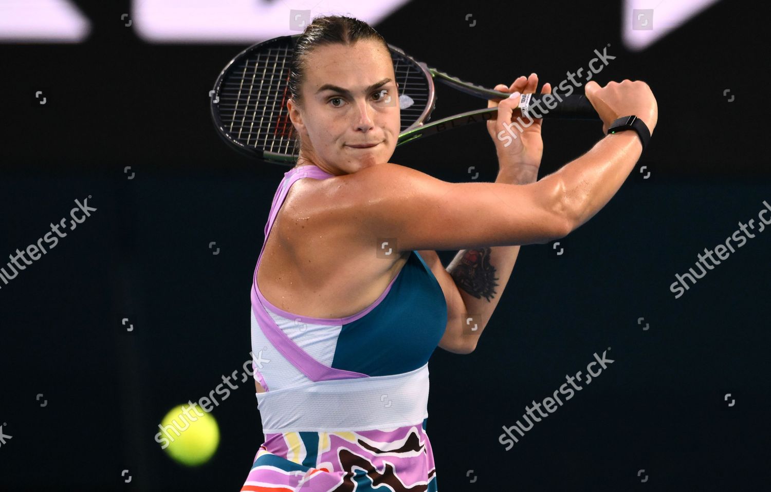 Aryna Sabalenka During Womens Singles Final Editorial Stock Photo