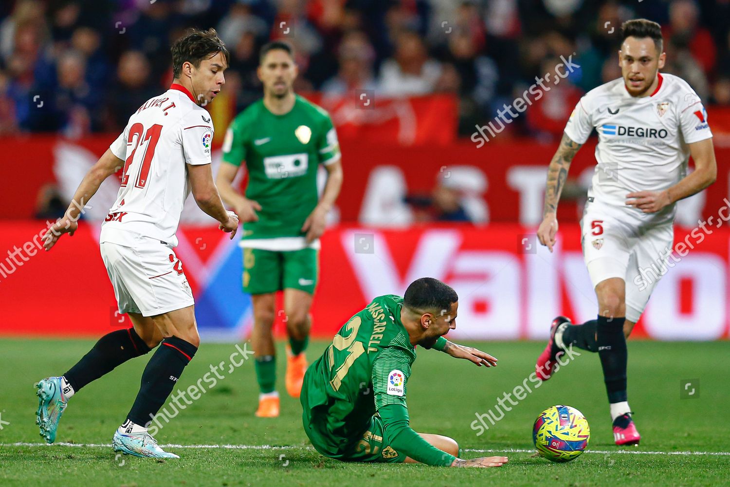 Oliver Torres Lucas Ocampos Sevilla Fc Editorial Stock Photo Stock