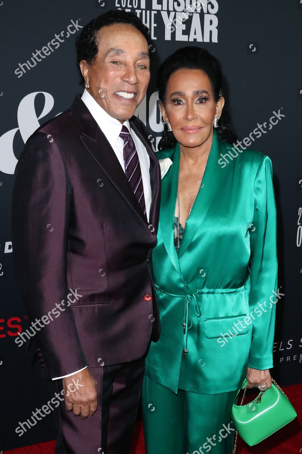 Smokey Robinson Wife Frances Glandney Editorial Stock Photo Stock