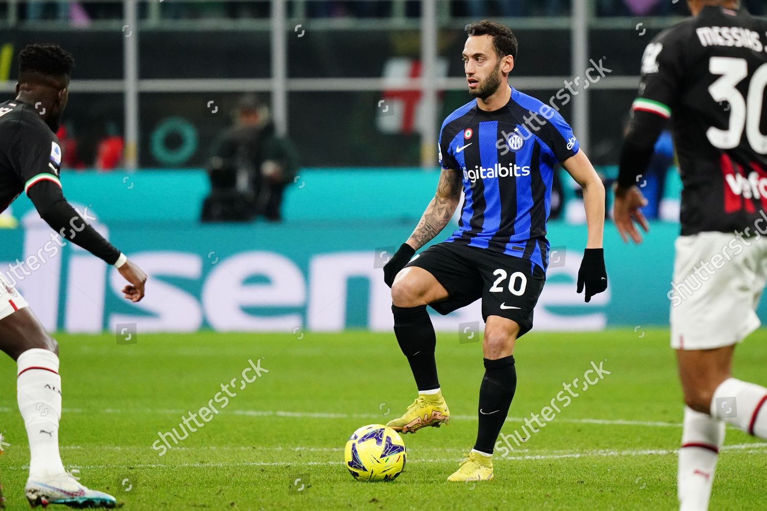 Hakan Calhanoglu Fc Internazionale During Italian Editorial Stock Photo