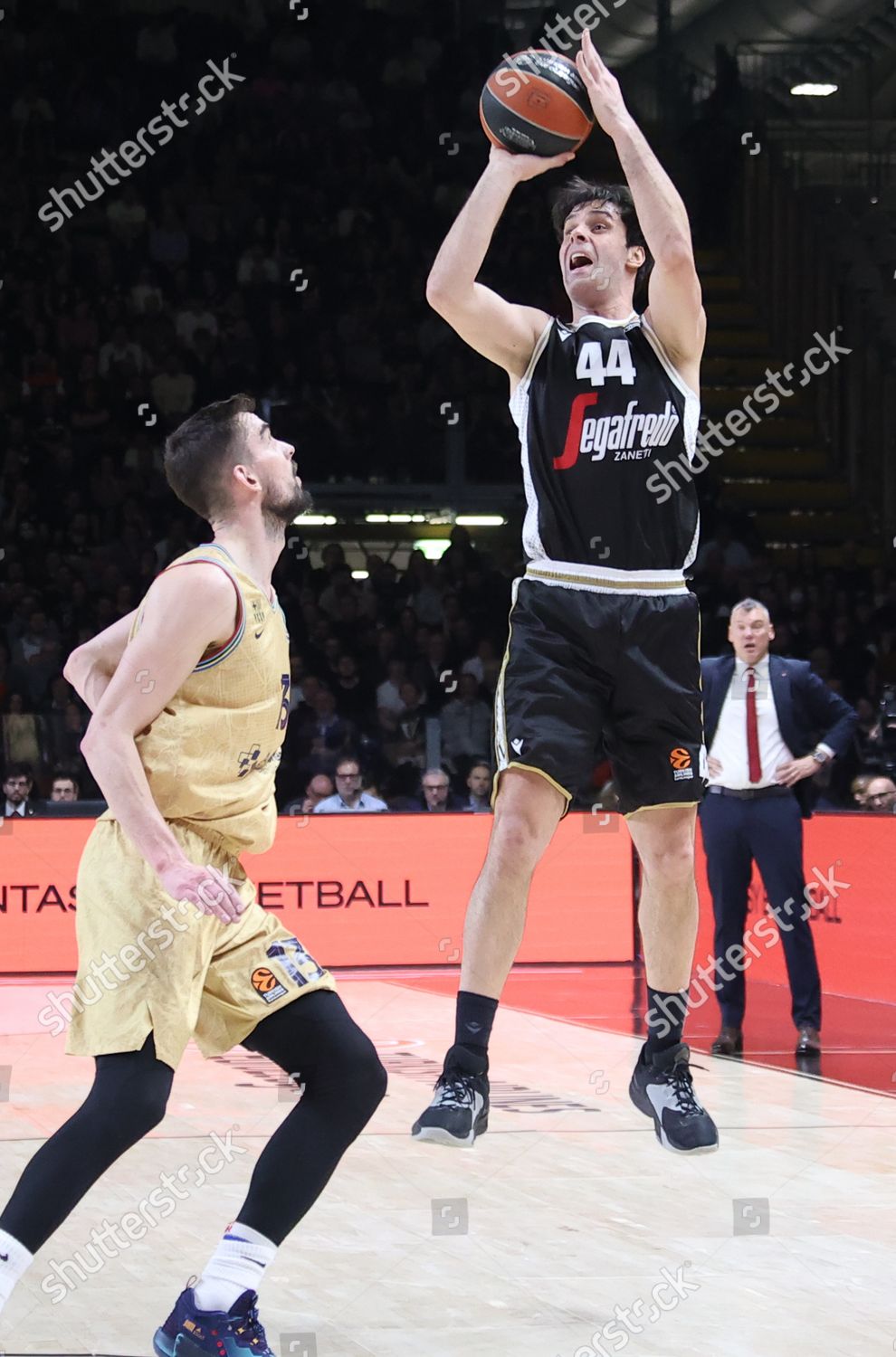 Milos Teodosic Segafredo Virtus Bologna During Editorial Stock Photo