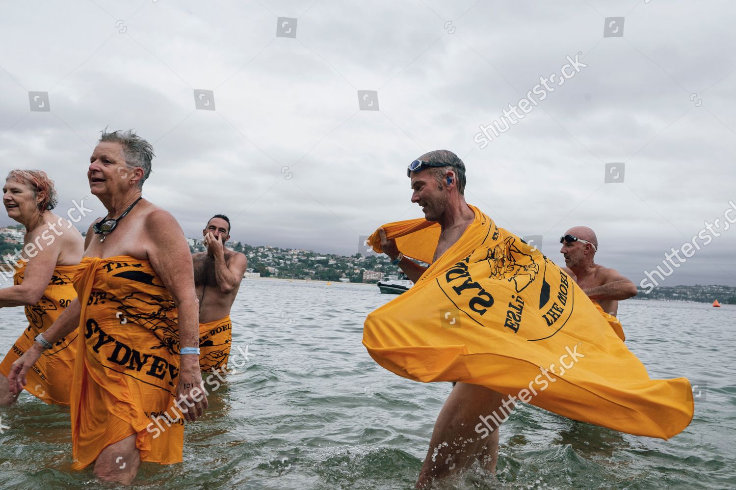 Nude Swimmers Participate Sydney Skinny Ocean Editorial Stock Photo