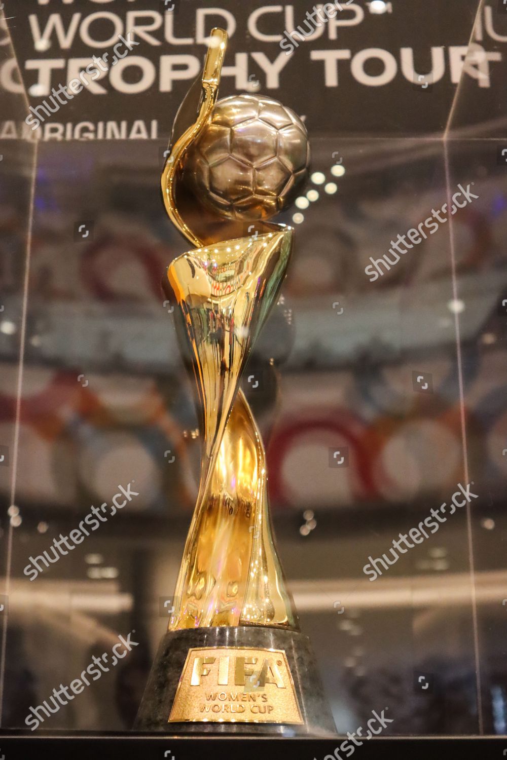 Fifa Womens World Cup Trophy Displayed Editorial Stock Photo Stock