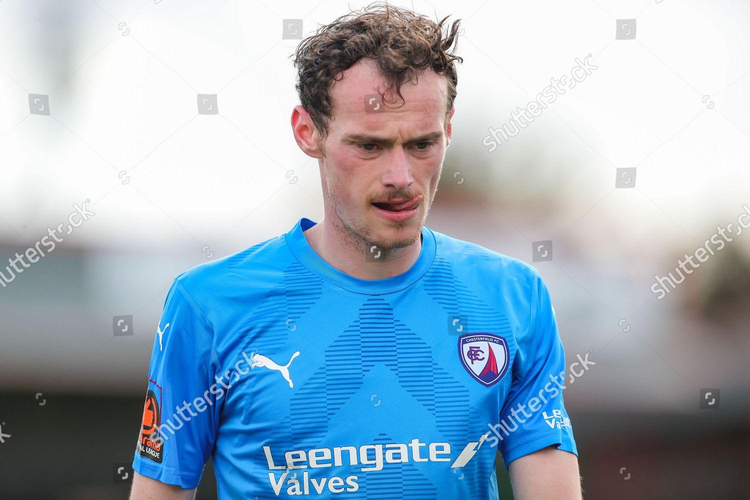 Chesterfield Forward Liam Mandeville During Editorial Stock Photo