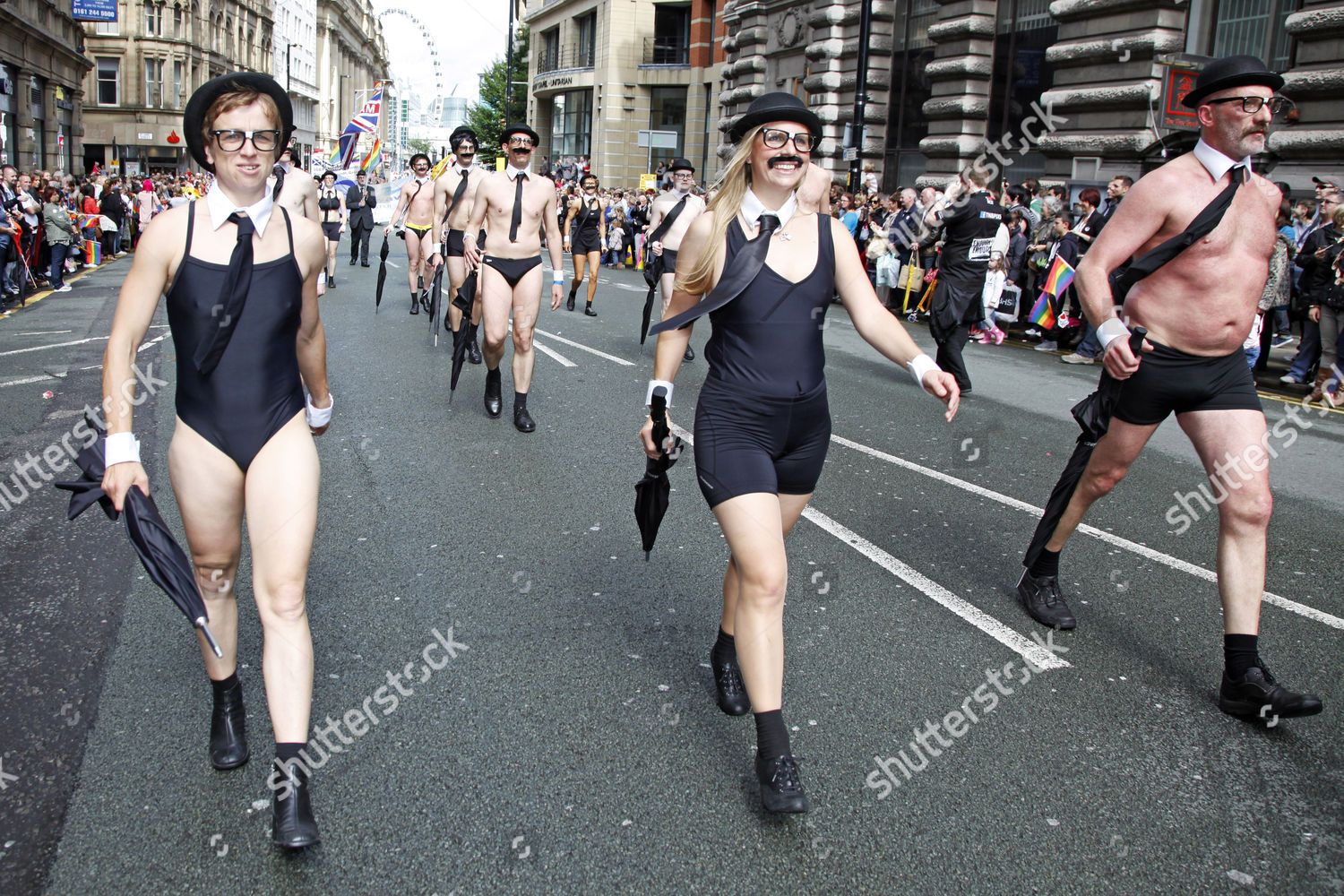 Marchers Manchester Gay Pride Parade Editorial Stock Photo Stock