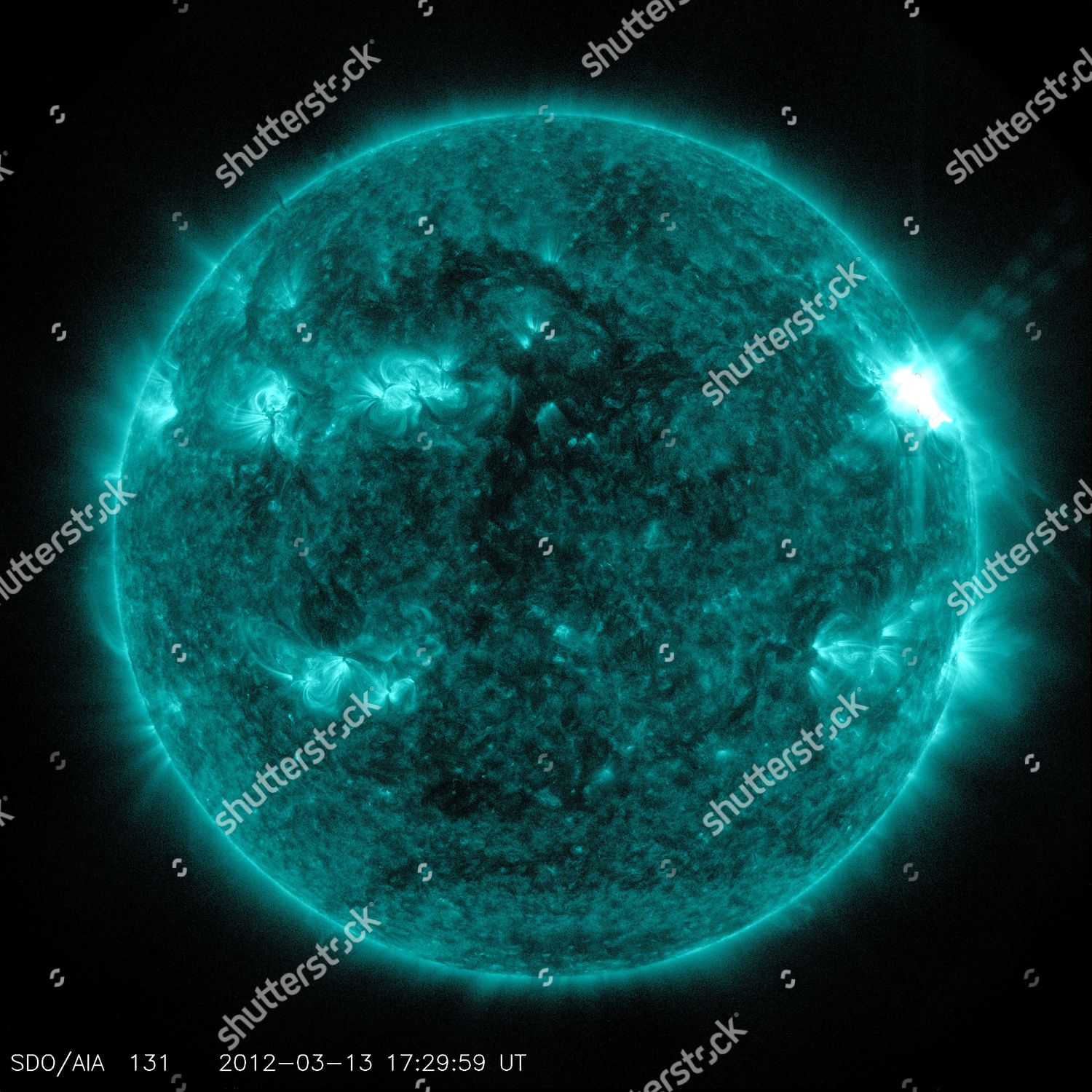 Nasas Solar Dynamics Observatory Sdo Captured Editorial Stock Photo