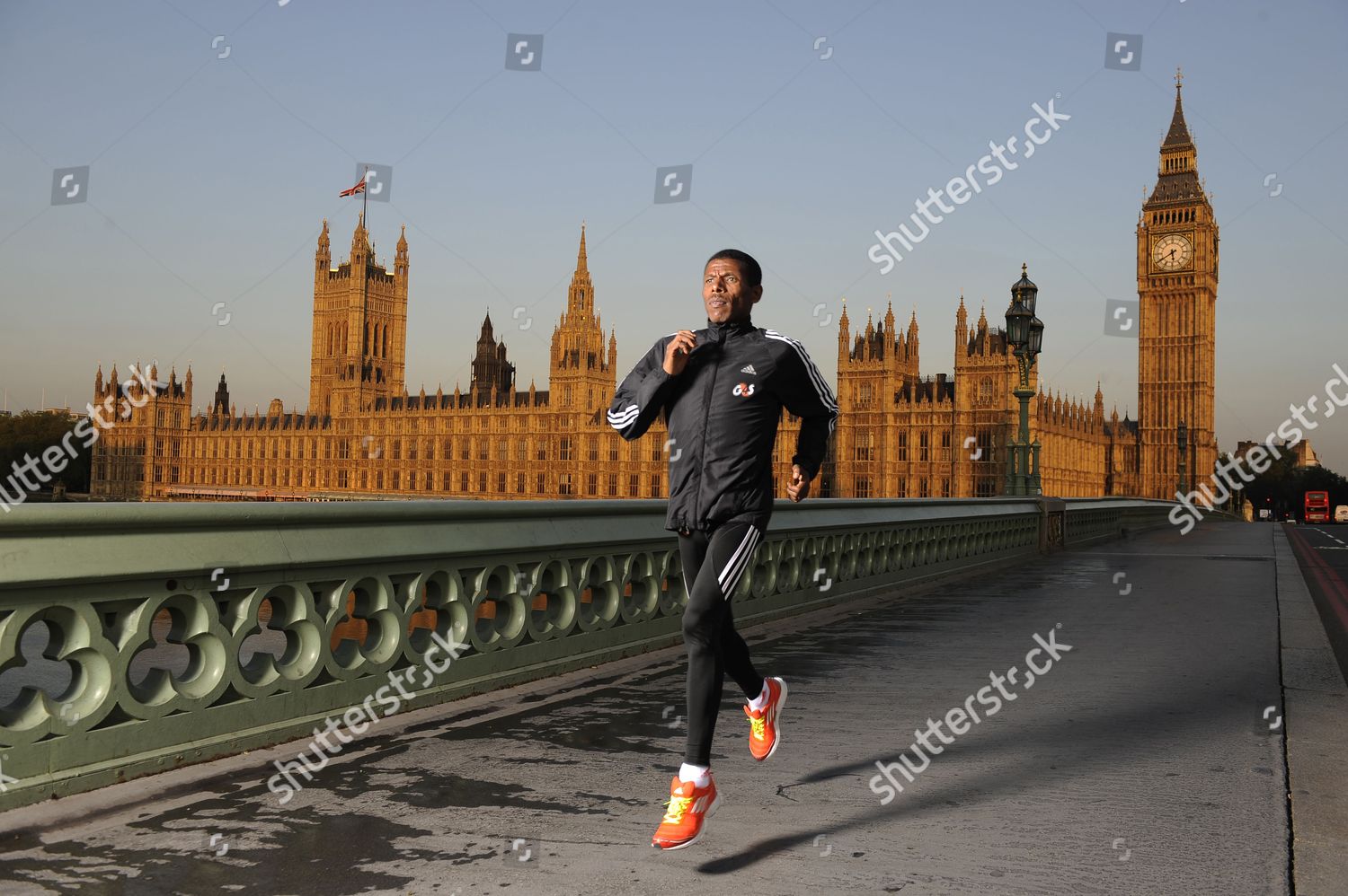 Ethiopian Long Distance Runner Haile Selassie Editorial Stock Photo