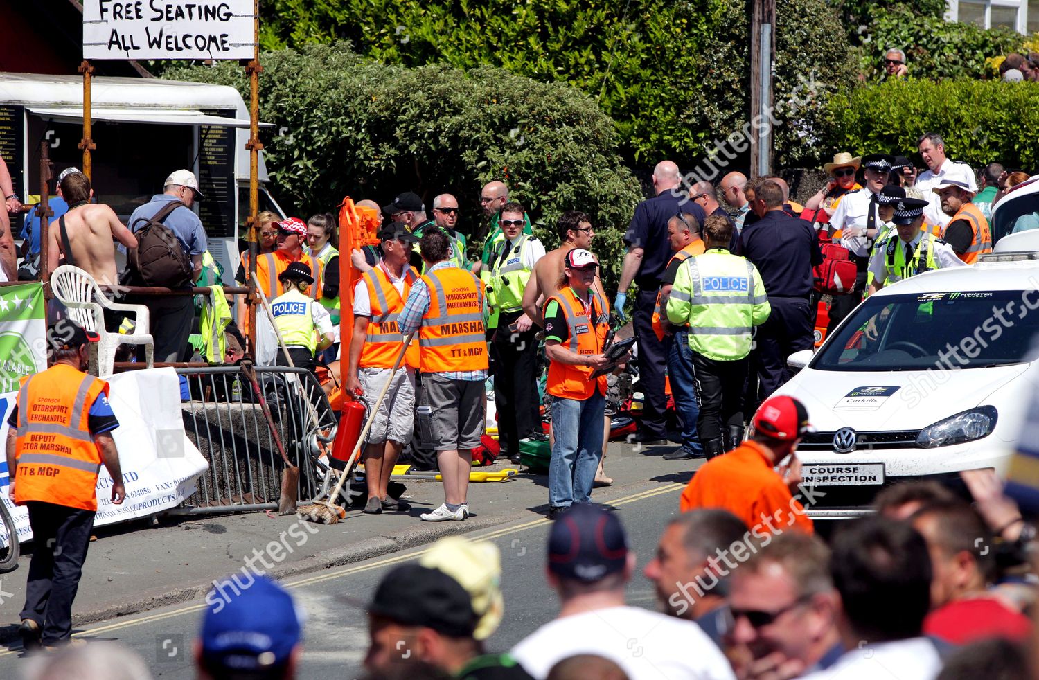 Scene Where Jonathan Howarth Crashed On Editorial Stock Photo Stock