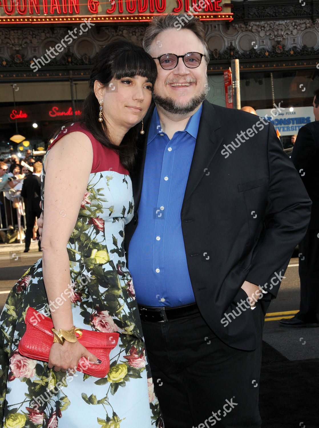 Guillermo Del Toro Wife Lorenza Newton Editorial Stock Photo Stock