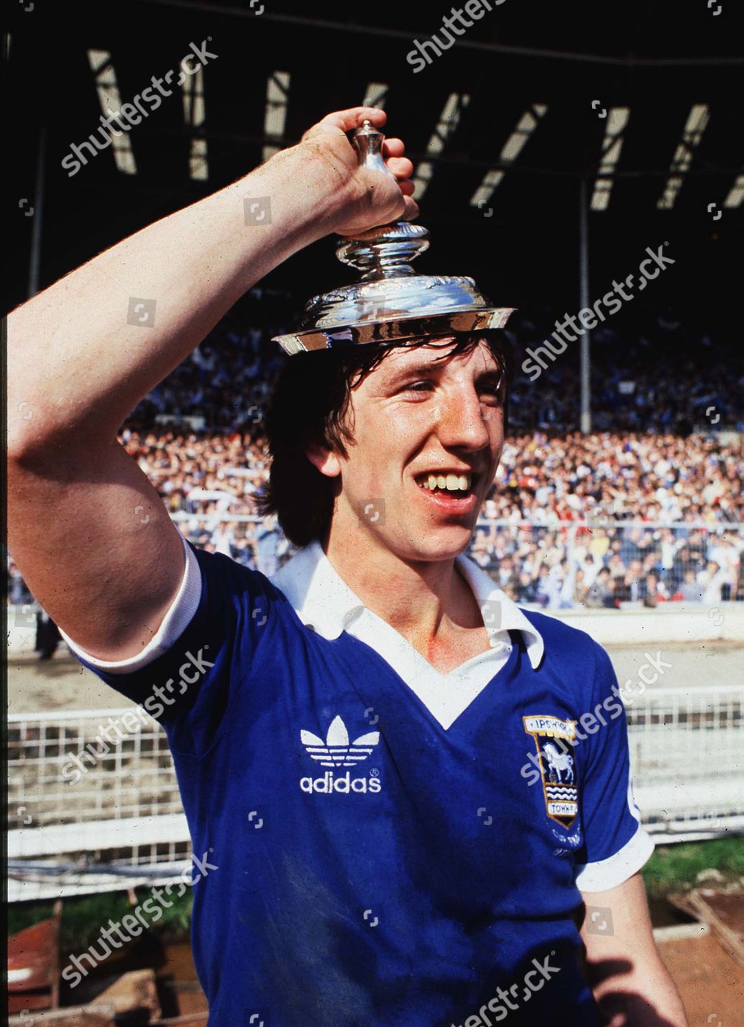 Paul Mariner Ipswich Town Celebrates Victory Editorial Stock Photo