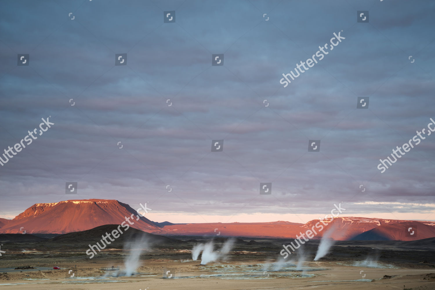 Steaming Solfataras Fumaroles Mud Pools Sulfur Editorial Stock Photo