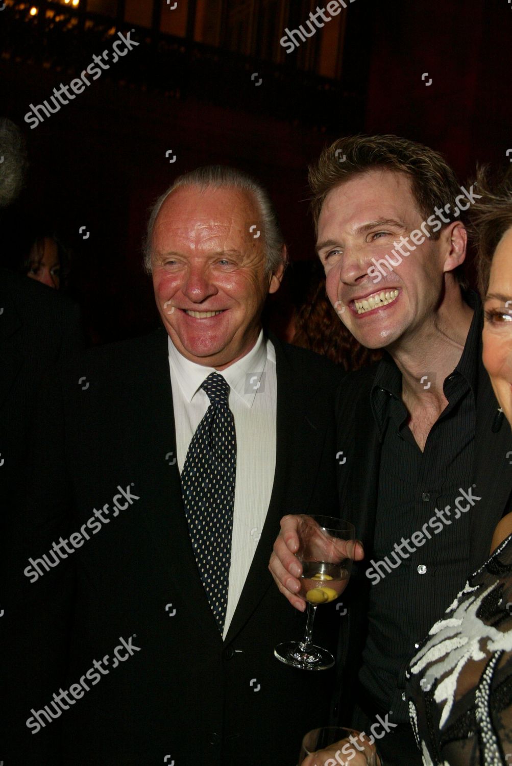 Sir Anthony Hopkins Ralph Fiennes Editorial Stock Photo Stock Image