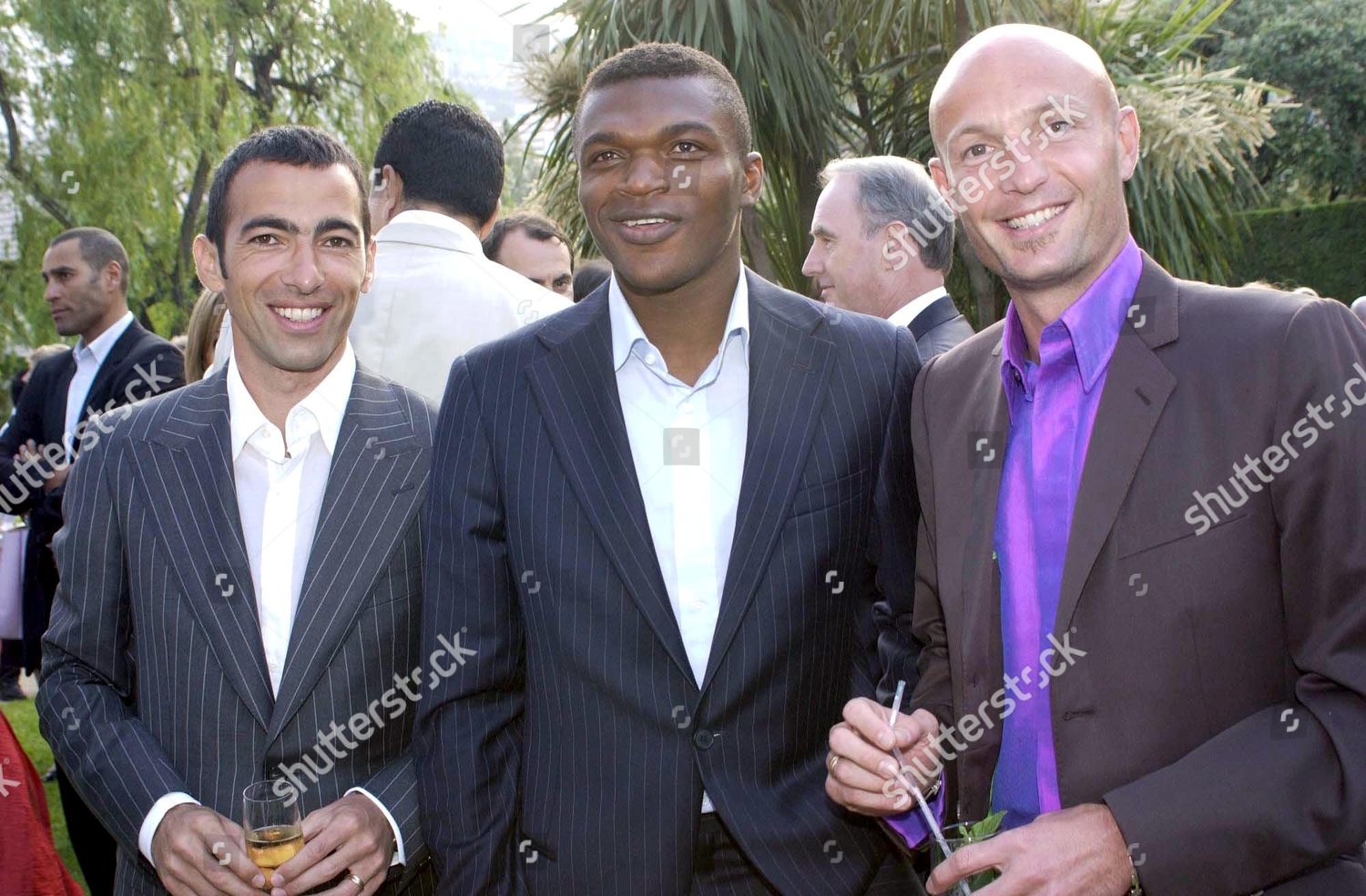 Marcel Desailly Youri Djorkaeff Frank Leboeuf Editorial Stock Photo