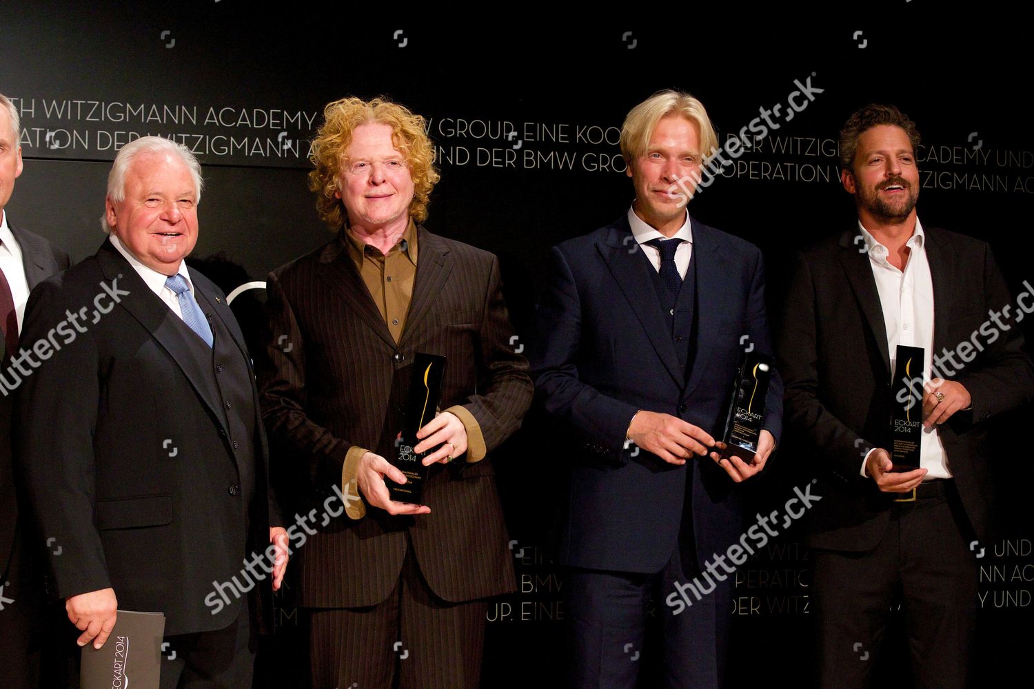 Eckart Witzigmann Mick Hucknall Chris De Editorial Stock Photo Stock