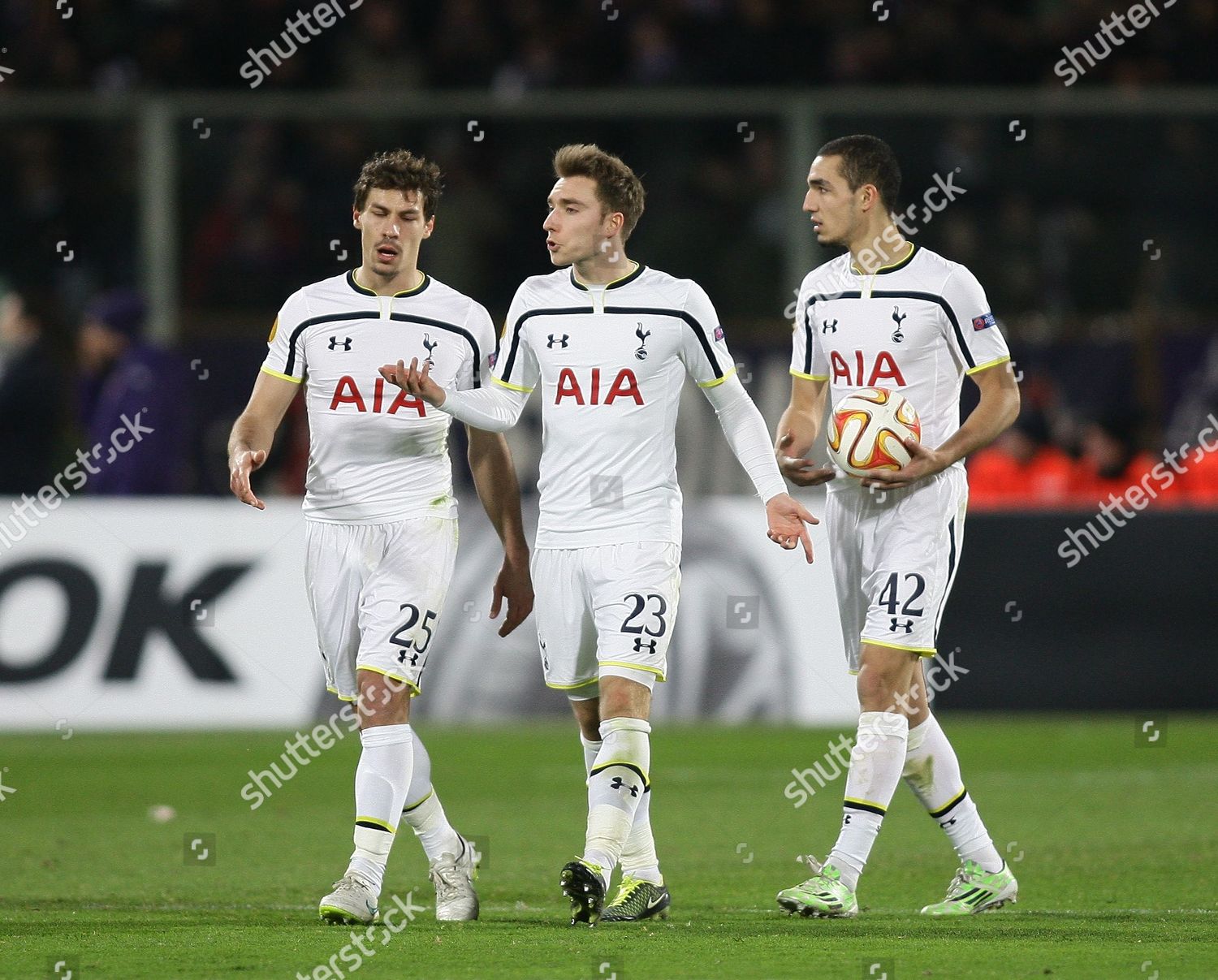 Benjamin Stambouli Tottenham Hotspur Christian Eriksen Editorial Stock