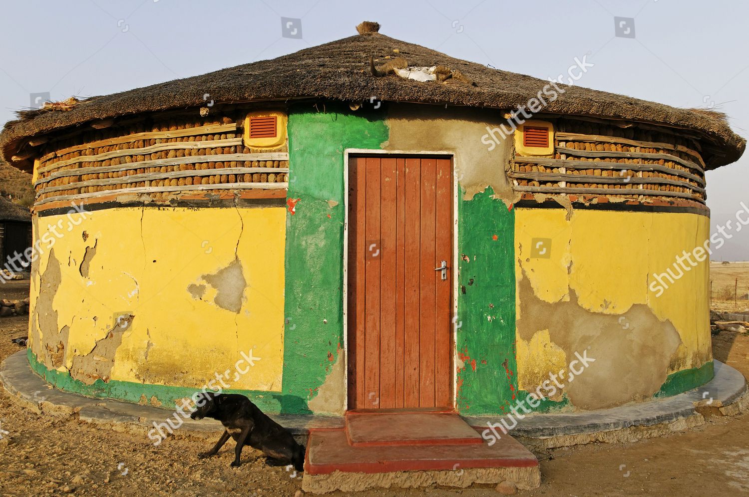 Rondavel Round Hut Zulu Village Kwazulunatal Editorial Stock Photo