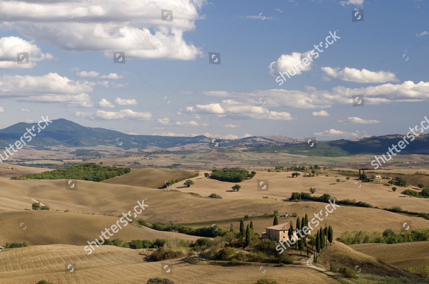 House Country Podere Belverde Tuscany Italy Editorial Stock Photo