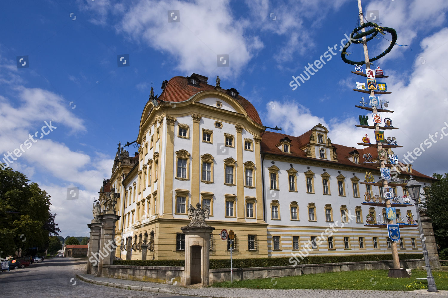 Castle Ellingen Middle Frankonia Bavaria Germany Editorial Stock Photo