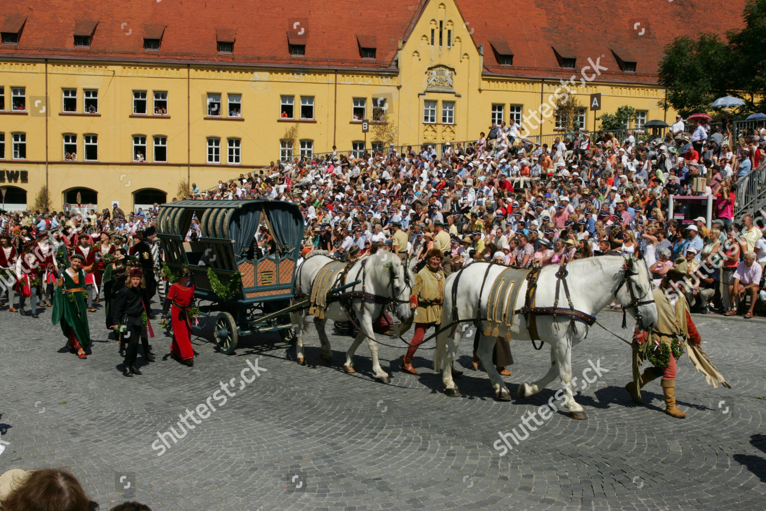 Landshut Wedding Historical Pageant Landshut Lower Editorial Stock