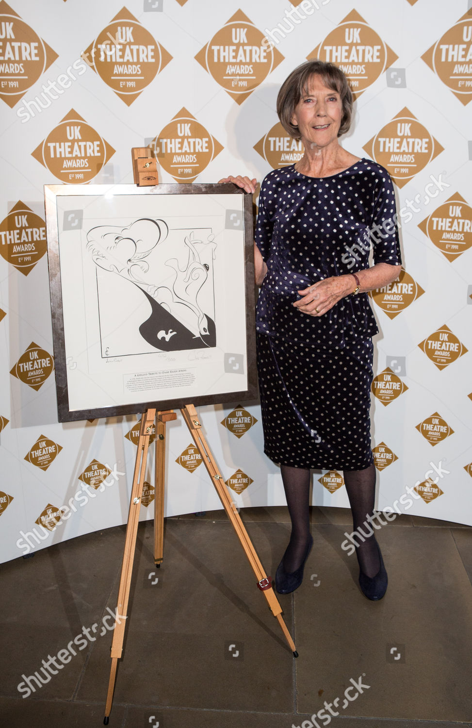 Dame Eileen Atkins Who Presented Gielgud Editorial Stock Photo Stock