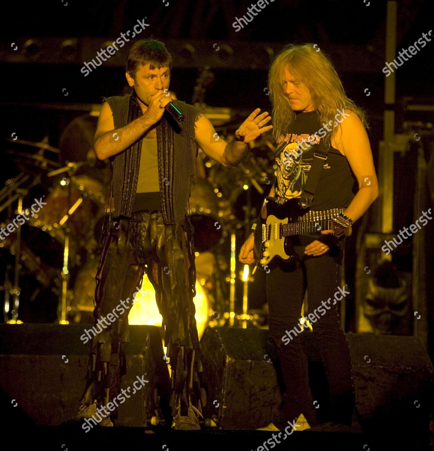 Iron Maiden Bruce Dickinson Janick Gers Editorial Stock Photo Stock