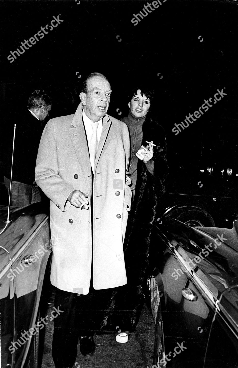 Vincente Minnelli Daughter Liza Minnelli Leaving Editorial Stock Photo