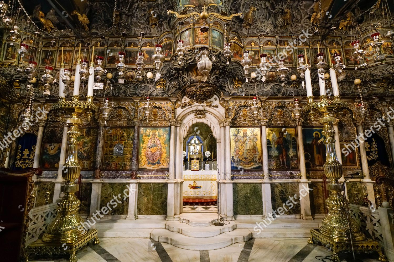 Pilgrimage Church Virgin Mary Annunciation Tinos Editorial Stock Photo