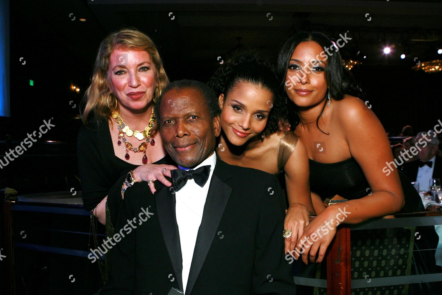 Joanna Shimkus Sidney Poitier Daughters Sydney Editorial Stock Photo