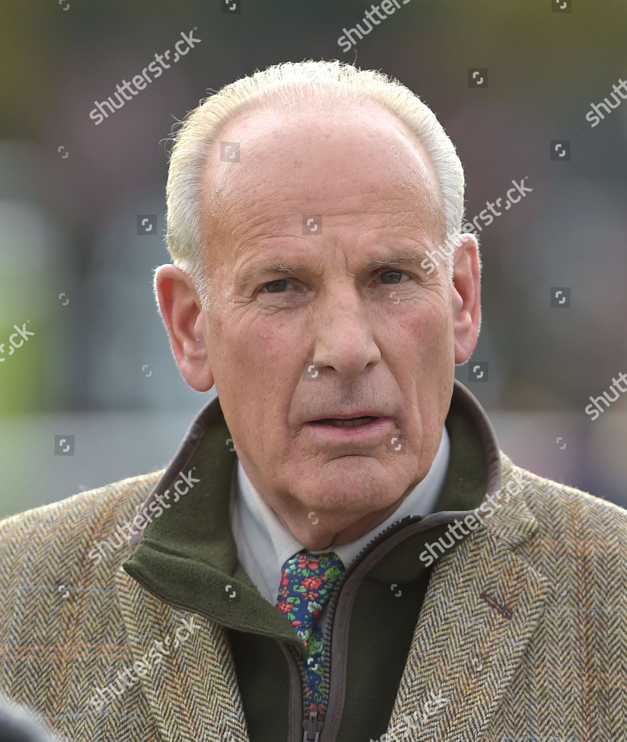 Sir Mark Prescott Trainer Doncaster Racecourse Editorial Stock Photo