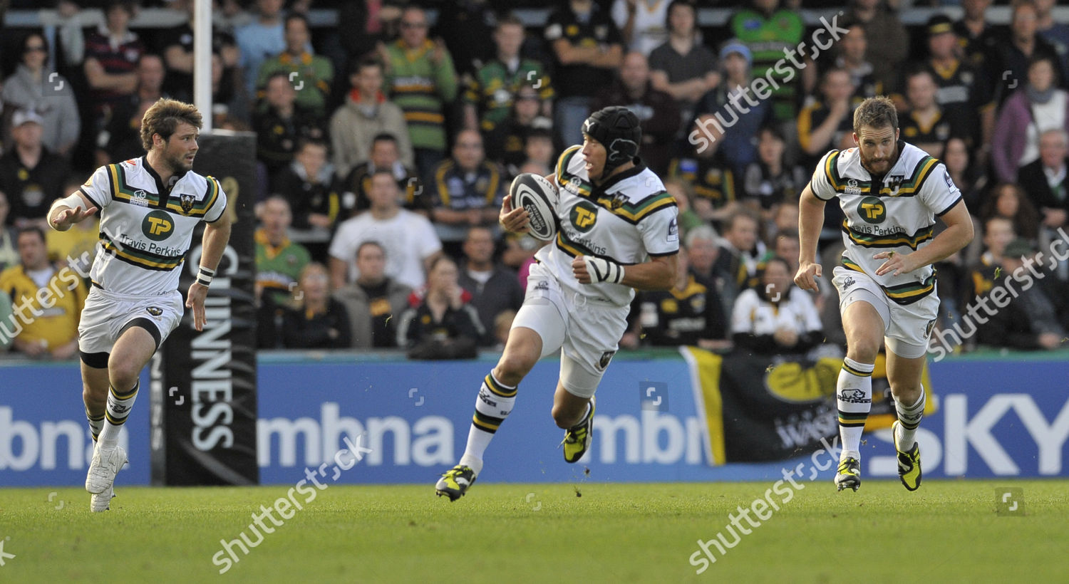 Ben Foden Northampton Saints Bruce Reihana Editorial Stock Photo