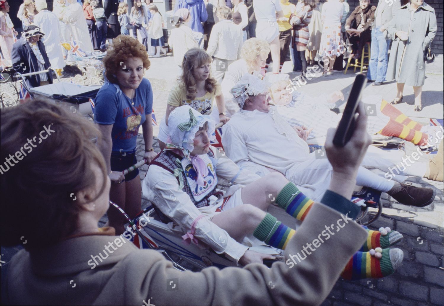 Coronation Street Pram Race Eileen Derbyshire Editorial Stock Photo