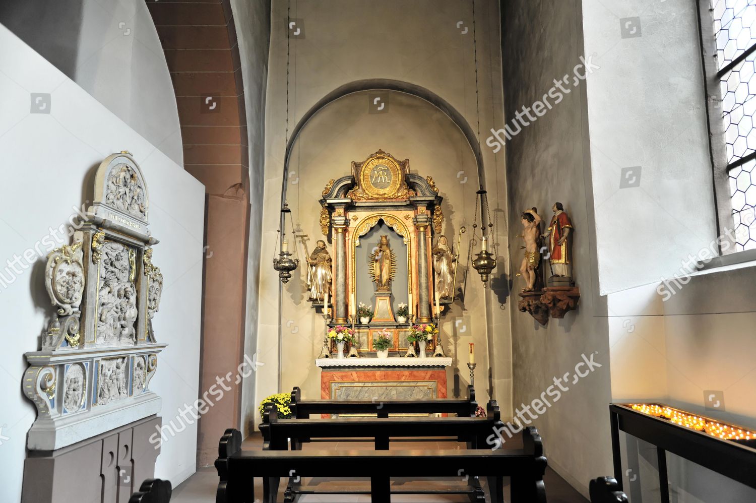 Side Altar St Jakobus Parish Church Editorial Stock Photo Stock Image