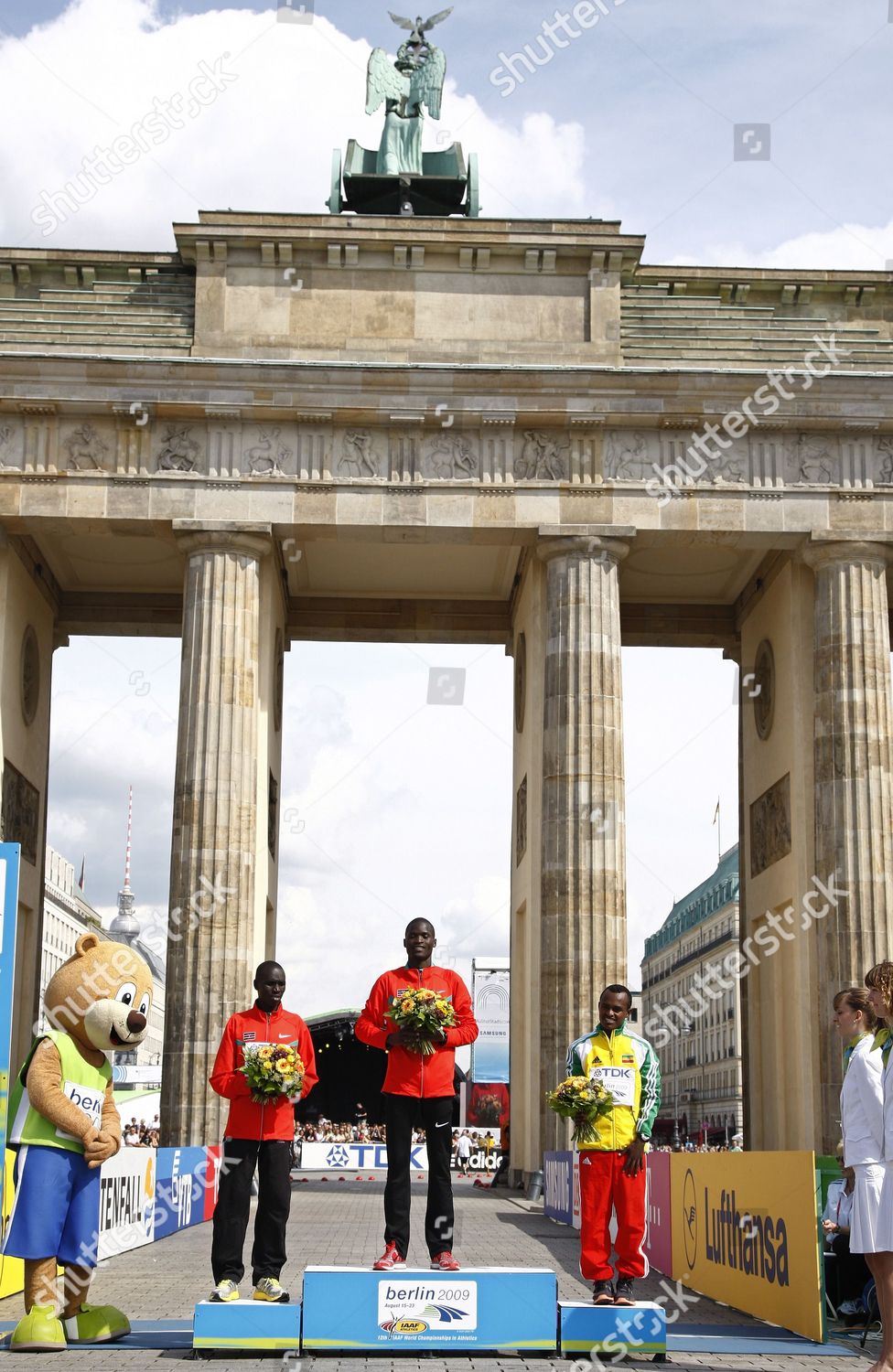 Kenyan Abel Kirui C During Flower Editorial Stock Photo Stock Image