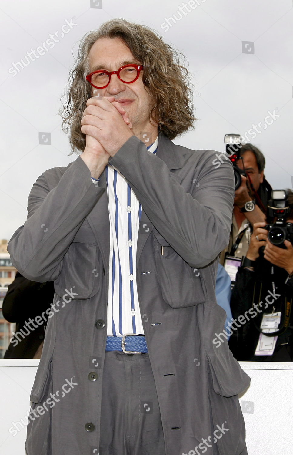 German Director Wim Wenders Poses Photographers Editorial Stock Photo