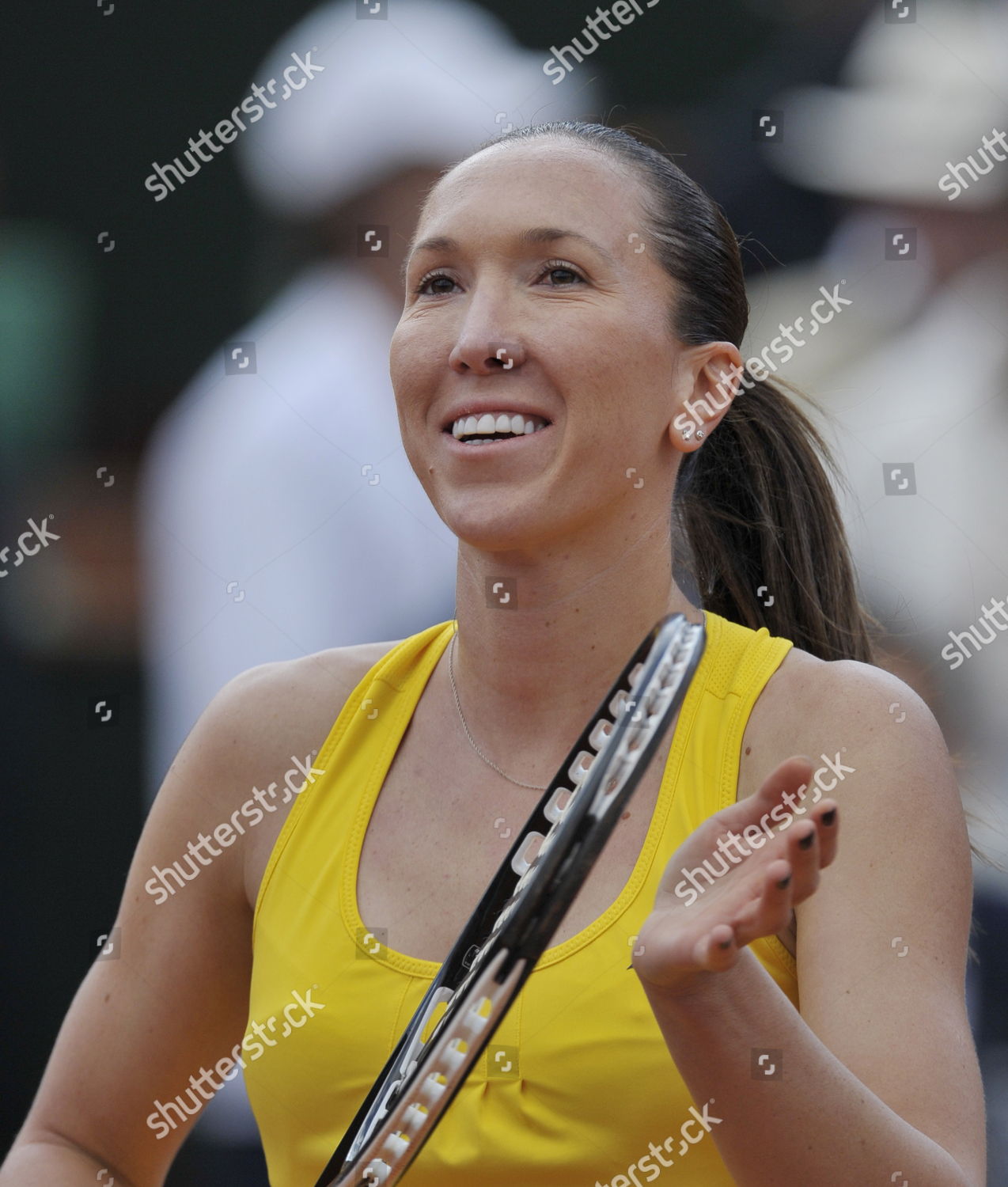 Jelena Jankovic Serbia Celebrates Her Victory Editorial Stock Photo