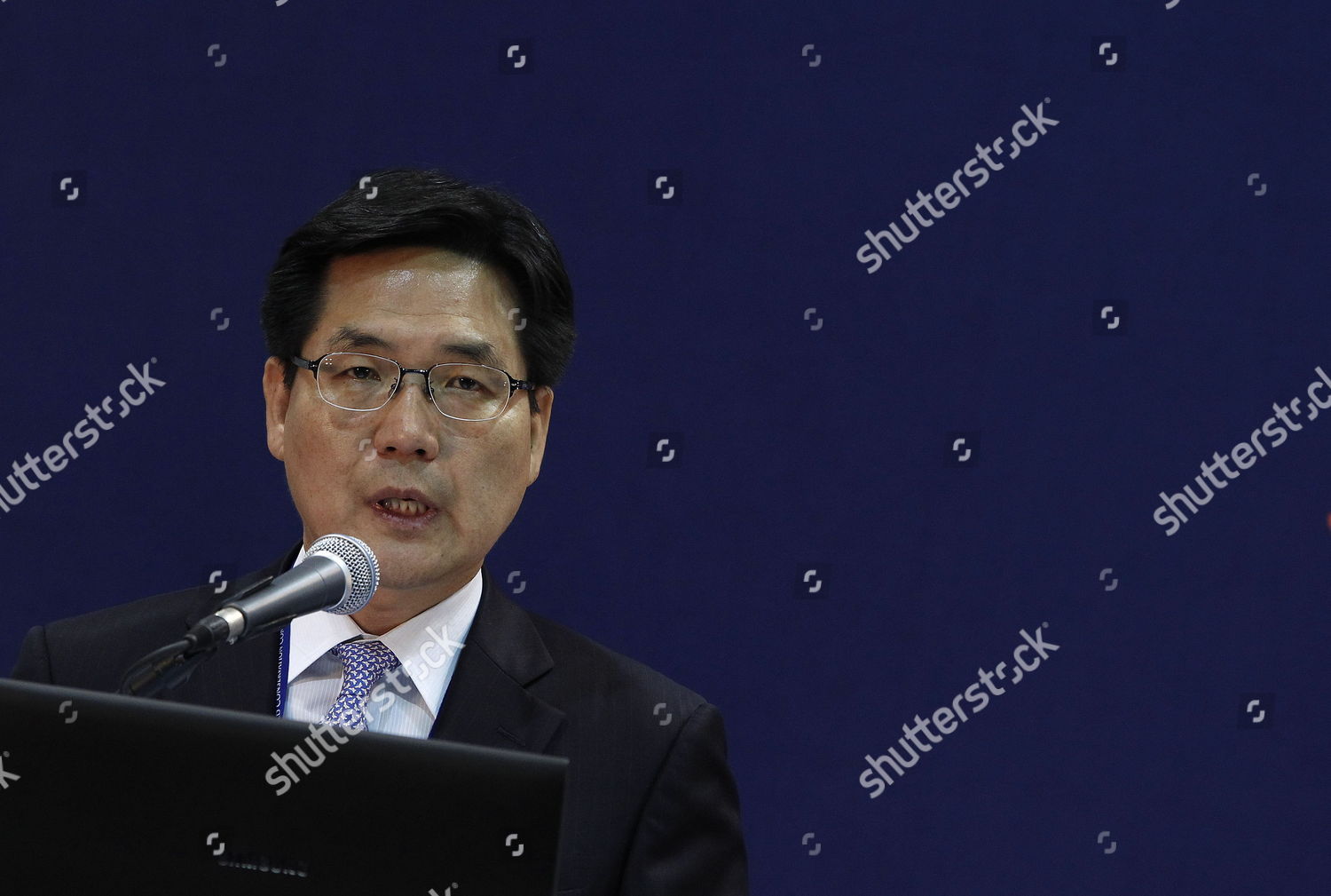 South Korean Defense Department Spokesman Kim Editorial Stock Photo