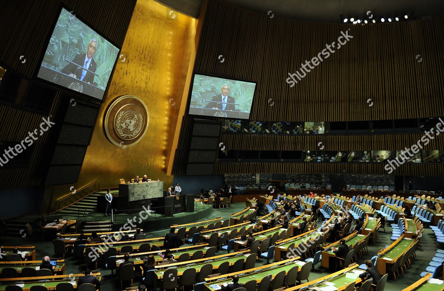 Guatemalan President Otto Fernando Perez Molina Editorial Stock Photo