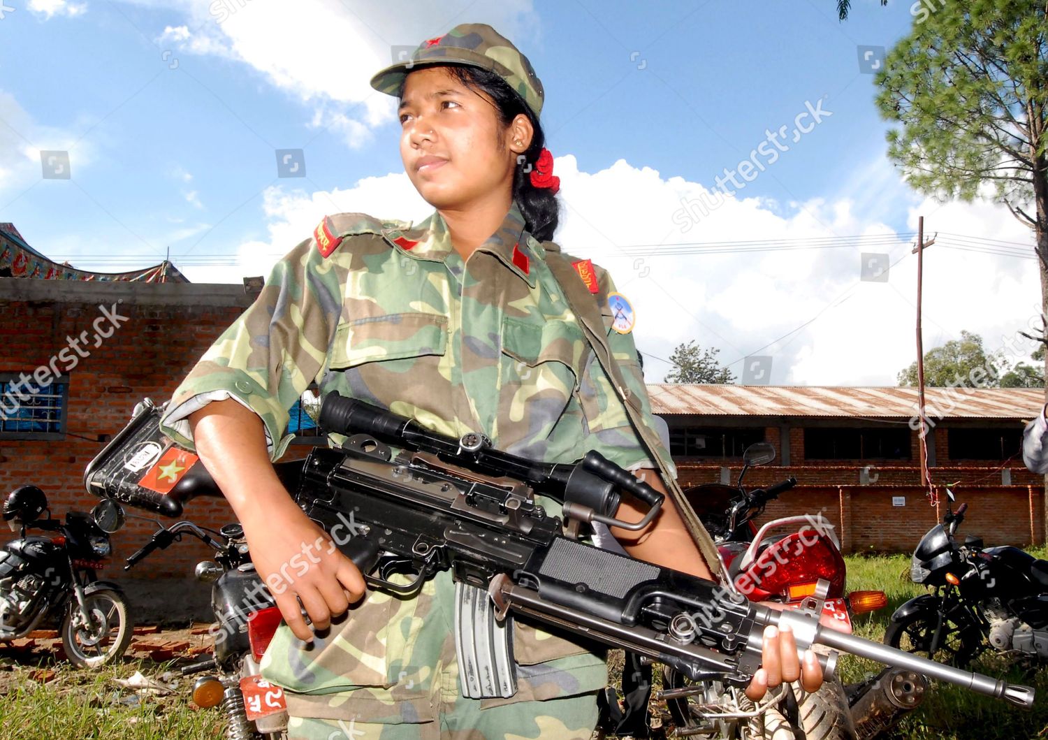 Member Nepals Maoists Pla Peoples Liberation Editorial Stock Photo