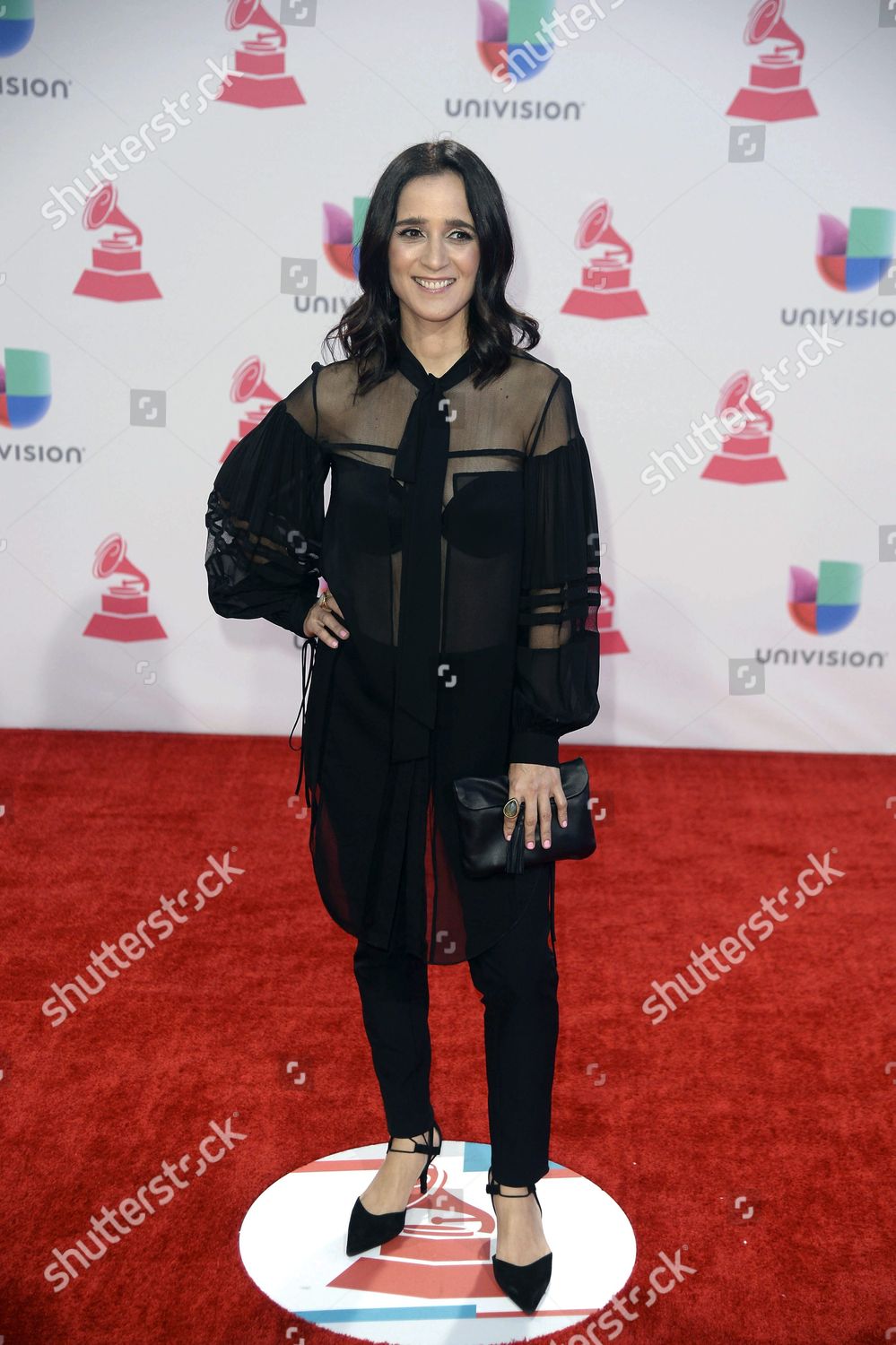 Julieta Venegas Arrives 16th Annual Latin Editorial Stock Photo Stock