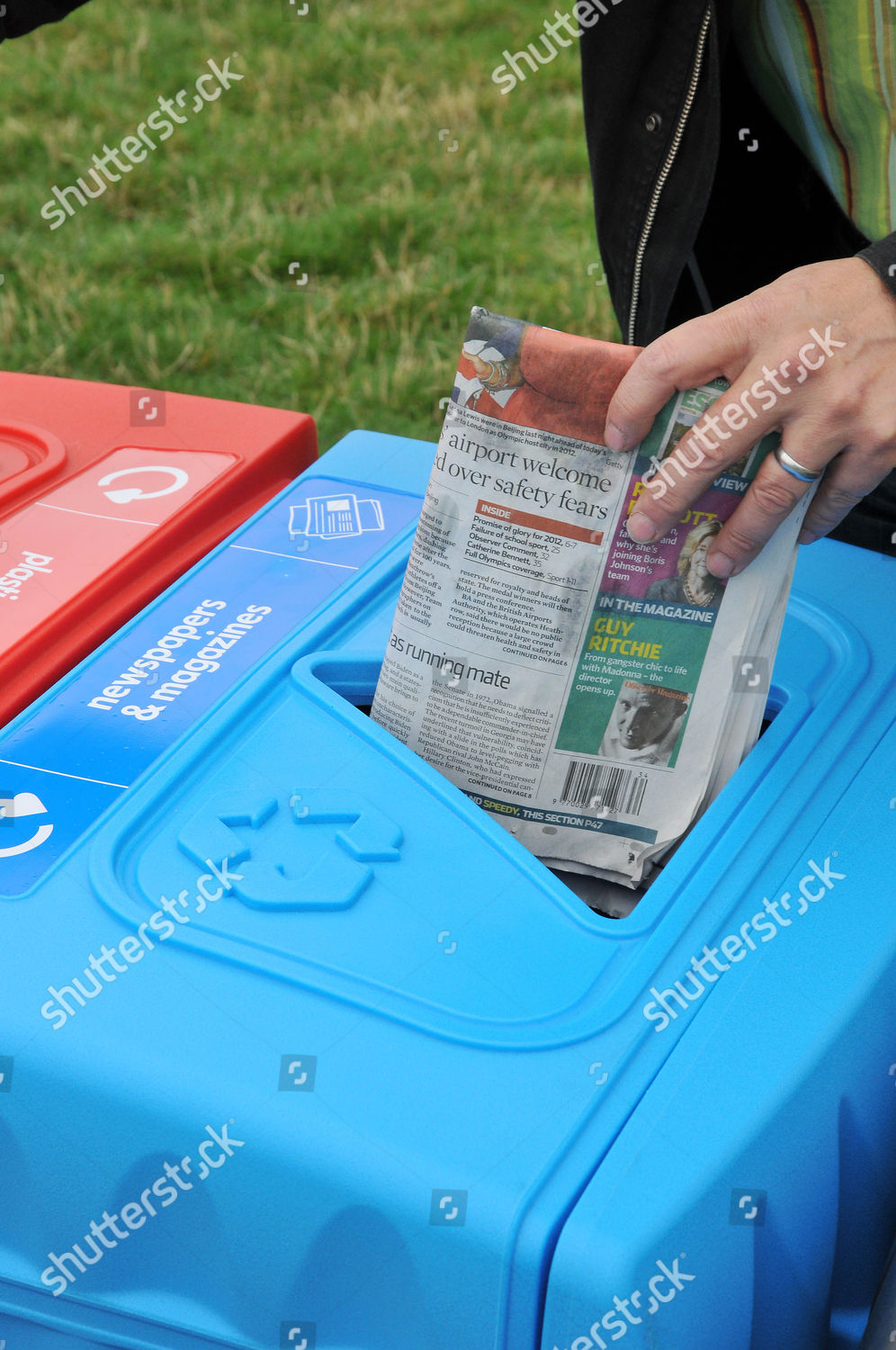 New Recycling Bin Hyde Park Editorial Stock Photo Stock Image