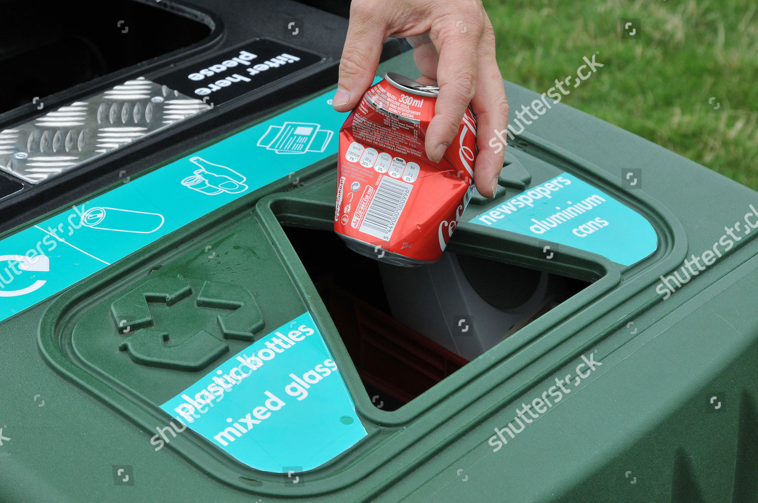 New Recycling Bin Hyde Park Editorial Stock Photo Stock Image